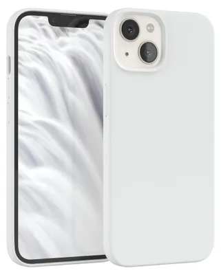 Produktbild von EAZY CASE Silikonhülle für Apple iPhone 13 Silikon Backcover Schutz in Weiß