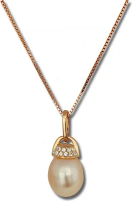 Produktbild von SilberDream Halskette 45cm 925 Silber vergoldet Damen Schmuck rose SDK1519E