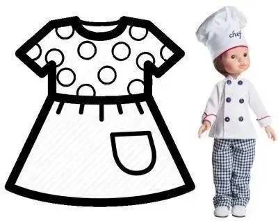 Image de Tenue pour poupées de 32 cm - Paola Reina
