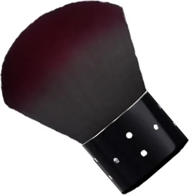 Produktbild von INF Base Dust Brush 10er Set Weiche Synthetikborsten Foundation Pinsel für Creme und Flüssiges Make-up Schwarz