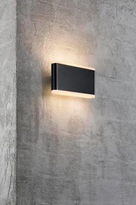 Produktbild von Nordlux Akron 17, Oberfläche, Rechteck, 1 Glühbirne(n), IP54, Schwarz
