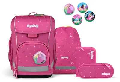 Produktbild von Ergobag Cubo Light ZauBärschloss - 5-teiliges Schulranzenset, Farbe:zaubärschloss