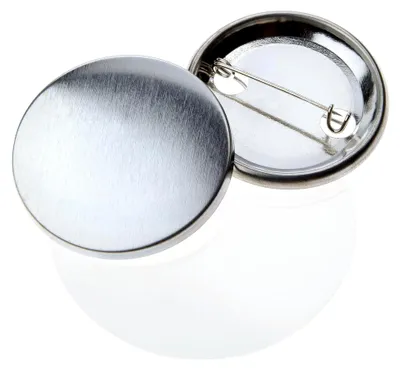 Produktbild von Buttonrohlinge 38mm (100 Stück) für Badgematic Buttonmaschine mit Sicherheitsnadel
