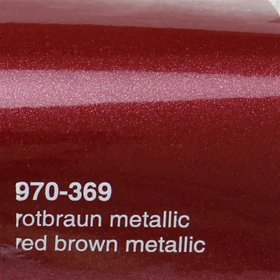 Produktbild von (25€/m²) Oracal 970RA Autofolie 369 Rotbraun Metallic Glanz Folie 152 cm Breite Laufmeterware gegossene Auto Folie selbstklebend