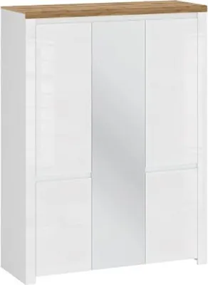 Image de Grande armoire à cinq portes avec miroir pour la chambre à coucher Vigo