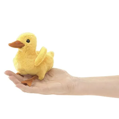Produktbild von Folkmanis 2764 Fingerpuppe Entenküken