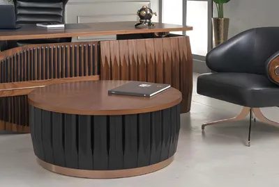 Produktbild von Tisch Holz Couchtisch Moderne Design Schwarz Tische Büro Braun Einrichtung Neu