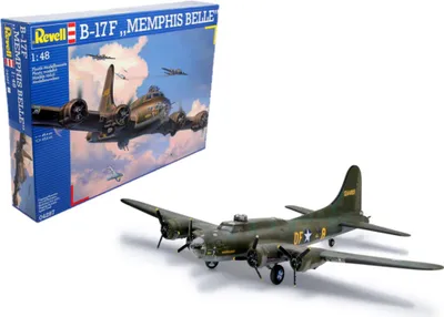 Produktbild von Revell 4297, Starrflügelflugzeug-Modell, Montagesatz, 1:48, Boeing B-17, Unisex, Kunststoff