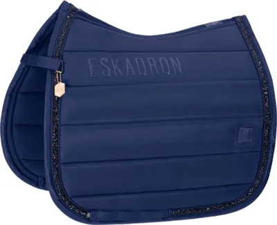 Produktbild von Eskadron HERITAGE Schabracke " HIGHGLOSS JEWEL " mit Kordel-Steinchen-Kordel Form - Dressur Farbe - true blue