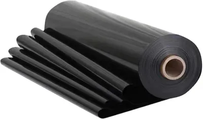 Produktbild von Kunststofffolie 2 m x 300 cm, 600 g, schwarzes Polyethylen, für Pflanzenschutz