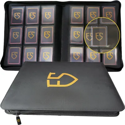Image de Classeur Toploader pour 252 cartes de collection - Noir