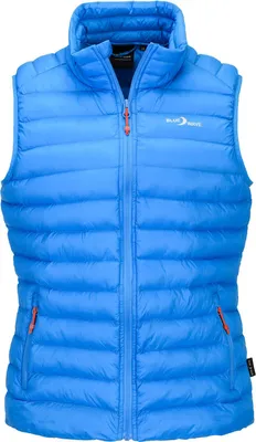 Produktbild von Blue Wave Damen Steppweste Olivia mit Stehkragen - Gesteppte Weste packable inkl. Packbeutel in Azur Größe 52