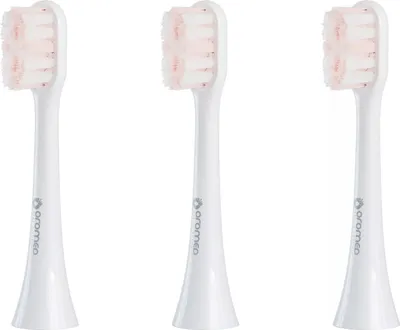 Obrázok produktu pre Náhradné hlavice pre Sonické zubné kefky OROMED ORO-SMILE WHITE 3ks