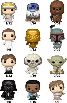 Immagine prodotto di Star Wars Funko POP! figure deluxe in vinile (2,5 cm) (casuale)