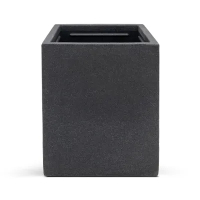 Produktbild von Kubus Übertopf - L - ca. 30x30 cm - anthrazit - Höhe: 40cm