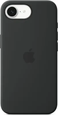 Immagine prodotto di Custodia in silicone Apple per iPhone 16 E, nera