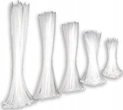 Image de Jeu d'attaches pour câbles, 100 pièces, couleur naturelle