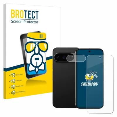 A product shot of a screen protector packaging and the product itself.