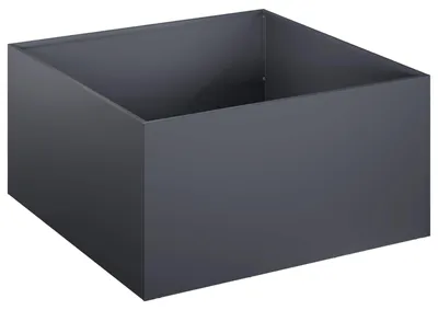 Immagine prodotto di vidaXL Vaso da giardino antracite, 40 x 40 x 30 cm