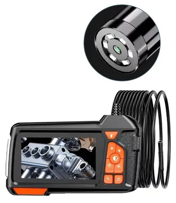 Obrázek produktu pro Endoskopická kamera, 4,3palcový HD displej, rozlišení 1080p, 5,5mm objektiv, kabel o délce 2 m