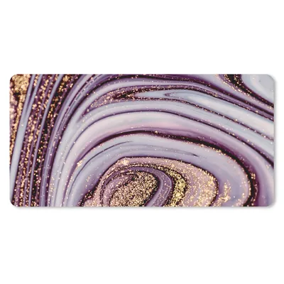 Produktbild von MuchoWow® Mauspad Mousepad Marmor - Rosa - Gold - Glitter - Marmoroptik - Luxus 60x30 cm - Mousepads - Maus Mat - Pad - Mausunterlage - Nachhaltig