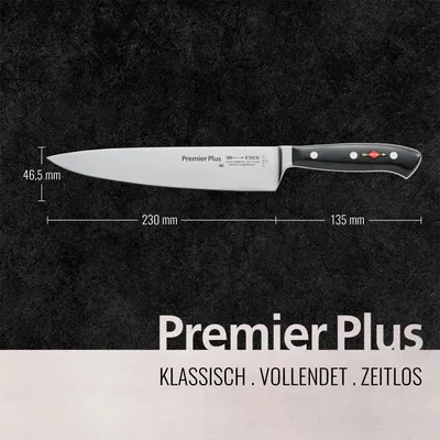 Immagine prodotto di Dick Küchenmesser Premier Plus Messer Klinge 23 cm, X50CrMoV15 Stahl Kochmesser