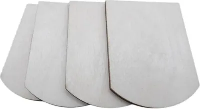 Produktbild von 75 Stück Holzschindeln Biberschwanz B 60 mm x L 80 mm x 4 mm gelasert