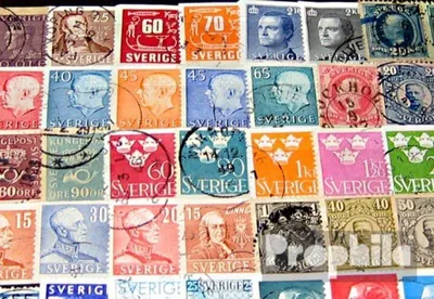 Produktbild von Briefmarken Schweden 100 verschiedene Marken