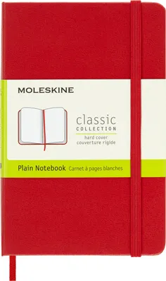 Produktbild von Moleskine Notizbuch, P/A6, Blanko, Hard Cover, Scharlachrot
