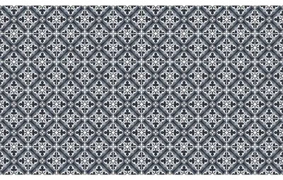 Obrázek produktu pro Samolepicí nálepky na obklady do kuchyně a koupelny – 60 nálepek ve stylu cementových obkladů (AZULEJOS ULBALDO) – 60 nálepek o rozměrech 20 x 20 cm