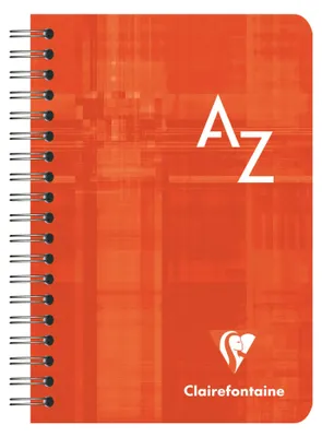 Produktbild von Clairefontaine Registerbuch 95 x 140 mm kariert 50 Blatt zufällige Farbe 1 Stück