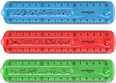 Produktbild von Keyroad Lineal Flexi, 15 cm - Motiv-Mix