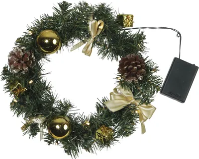 Produktbild von Star LED-Tannenkranz Decorage, 30 cm, Metall