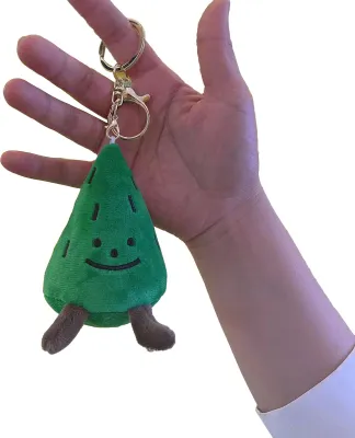 Image de Porte-clés arbre de Noël Exquisite Soft Cute Mini Peluche Christmas Ornament Pendentif for Bag