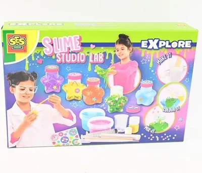 Obrázek produktu pro SES Creative Explore Slime Studio Lab, Sliz, Chemie, 5 rok/roky, Vícebarevný