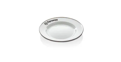 Image de Petromax Assiette en émail blanc 2 pièces (22 cm)