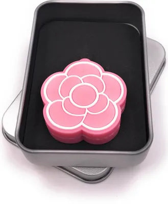 Produktbild von Onwomania Blume Rose Liebe Pflanze pink USB Stick in Alu Geschenkbox 64 GB USB 3.0