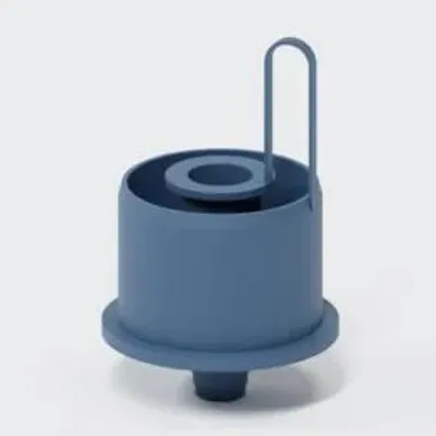 Produktbild von POLOPLAST Kondensatablauf, DN50/1/2", POLO-KAL, PP-MD, Ø50/12,7mm, blau, 1 Stk.