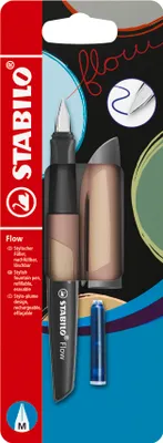 Produktbild von STABILO Füller -  Flow MONOCHROME - hellbraun - inkl. Patrone