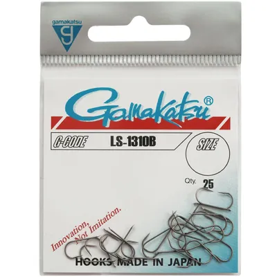 Produktbild von Gamakatsu LS-1310B Hooks Bronzefarben - 25 Angelhaken, Größe:18