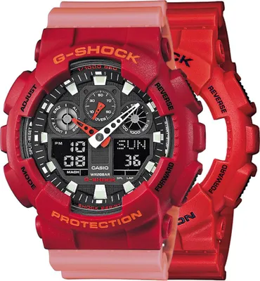 Image de Montre Casio G-Shock SET GA-100B-4AER + BEZEL 10441433 + BAND 10498150 20BAR