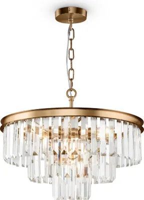 Produktbild von Maytoni Revero Pendelleuchte MOD085PL-07BS 7xE14, Messing, aus Metall und Glas, exkl. Leuchtmittel