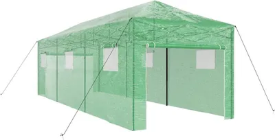 Produktbild von Gewächshaus mit Pop-up-Rahmen Grün 290 x 870 x 315 cm Eisen