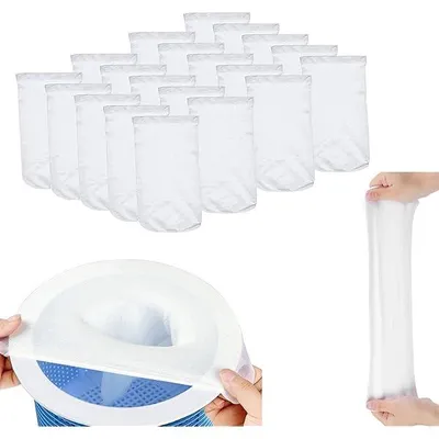 Produktbild von 20 Stš¹ck Skimmer,Pool SockenSkimmersocke,Filter Zubeh?r Sieb,Netz fš¹r Schwimmbad,Skimmerkorb Socks Filterkorb,Filtersocken Feinfilterung Feinmaschiger,Swimming Vorfilter Socke, Pool-netz Filternetz