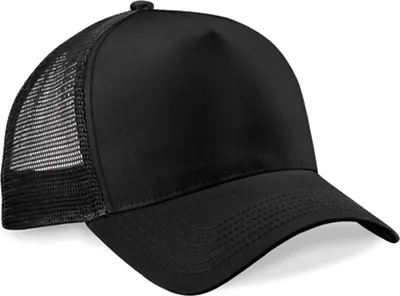 Produktbild von Beechfield B640 | Snapback Trucker Cap / Kappe / Mütze / Hut - Farbe: Black/Black - Größe: One Size