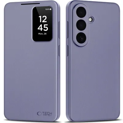 Produktbild von Handyhülle mit Klappe für Galaxy A57 5G, Tech-Protect  Smart Wallet, Violett