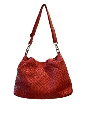 Produktbild von BZNA Handtasche Ronja rot Designer Umhängetasche Shopper