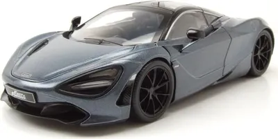 Produktbild von McLaren 720S 2018 grau metallic Hobbs & Shaw Fast & Furious Modellauto 1:24 Jada Toys