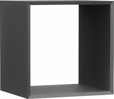 Immagine prodotto di 3xEliving inserto per scaffale per libreria, libreria, scaffale a cubo, scaffale in piedi in antracite (L:34,5cm x H:34,5cm x P:29,5cm)