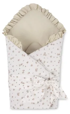 Immagine prodotto di SENSILLO - Copertina avvolgente per neonati, in cotone, 75x75cm, Beige rosa